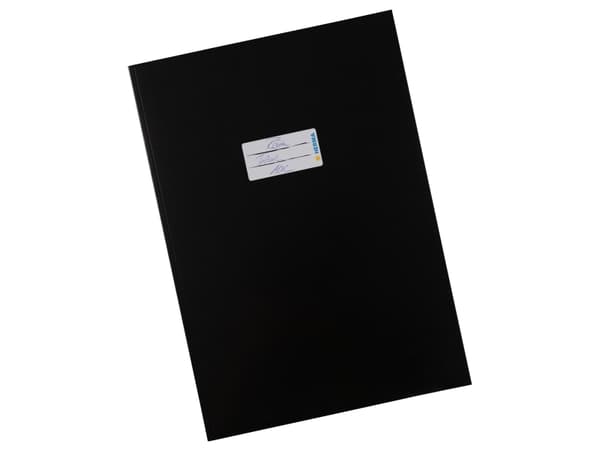 HERMA 19745, Sort, Fotoark kartong, 214 mm, 299 mm, 1 stykker