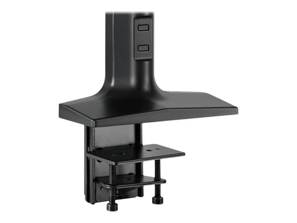 HAGOR HA - Monteringssats (montering på skrivbord, spännbleck, screw mount) - för 2 LCD-bildskärmar - svart - skärmstorlek: 17"-32"