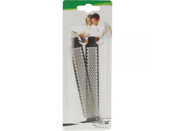 InLine 666641A, PCI-hållaren, Silver, 2 styck