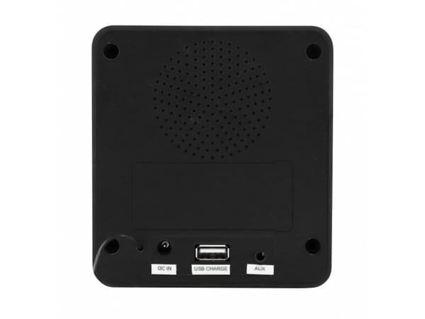 Soundmaster UR109SW, Digital alarm clock, Black, LCD, DC/Battery, 5 V, 1.2 A