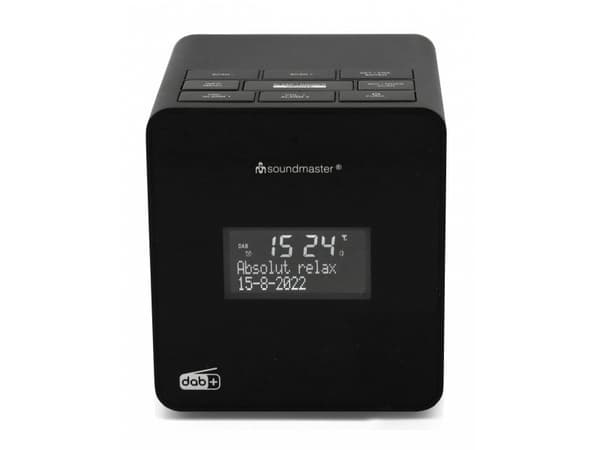 Soundmaster UR109SW, Digital alarm clock, Black, LCD, DC/Battery, 5 V, 1.2 A