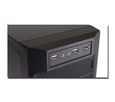 LC-Power PRO-925B, Midi Tower, PC, Svart, ATX, micro ATX, Metall, HDD, Energiljus
