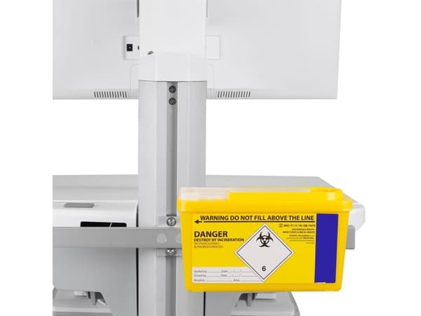 Ergotron StyleView SV lisävaruste DIN-kisko - Asennustarvikkeet (kiinnikkeet, DIN-kisko) - alumiini - vaunuun kiinnitettävä