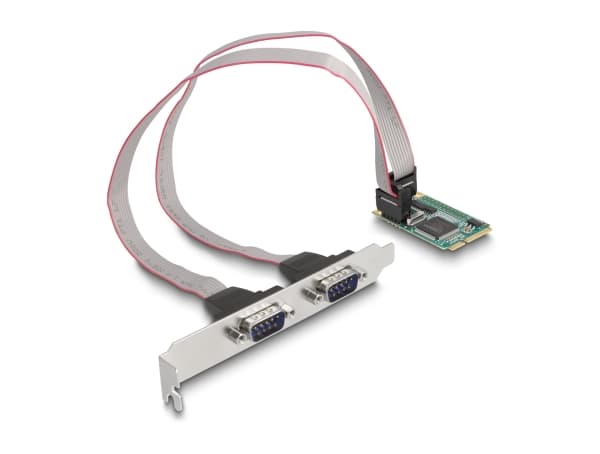 Delock - Seriell adapter - PCIe Mini Card - RS-232 x 2