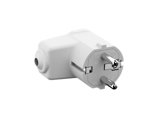 Bachmann 960.202, Type F, 250 V, 16 A, Hvit, 59,5 mm, 36,6 mm