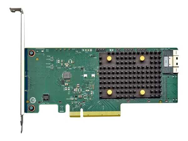 Lenovo ThinkSystem 540-8i - Styreenhed til lagring (RAID) - 8 kanava - SATA / SAS 12Gb/s - lavprofil - RAID 0, 1, 10, JBOD - PCIe 4.0 x8 - for ThinkS