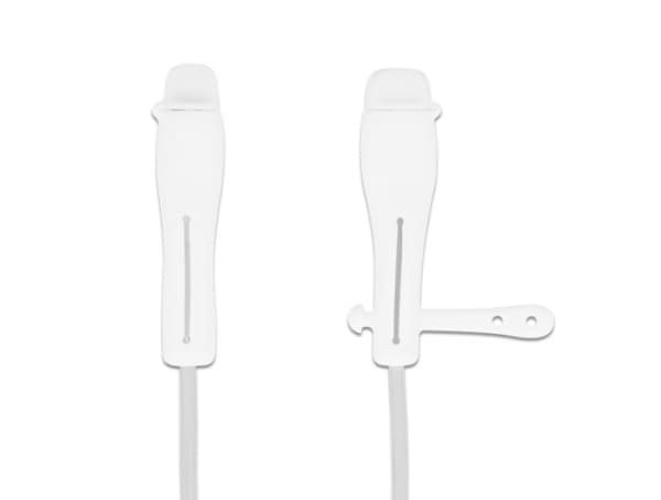 Delock - Støvdeksel for kabler - hvit (en pakke 2 deler) - for iPad/iPhone/iPod (Lightning)