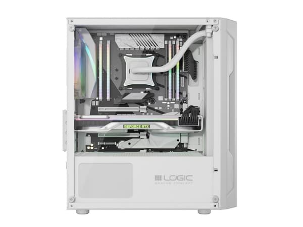 LOGIC ARAMIS ARGB Mini USB 3.0-kapsling Vit