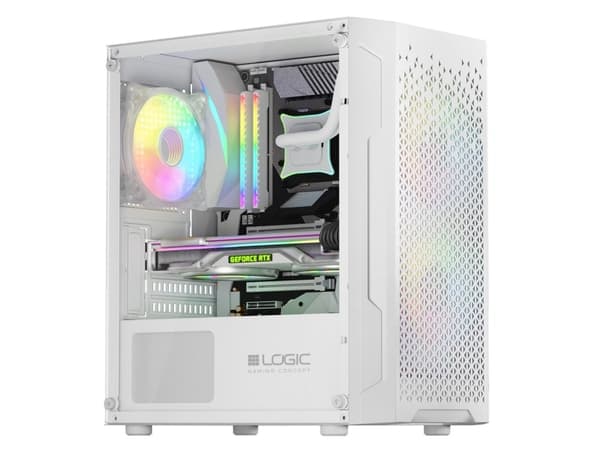 LOGIC ARAMIS ARGB Mini USB 3.0-kapsling Vit