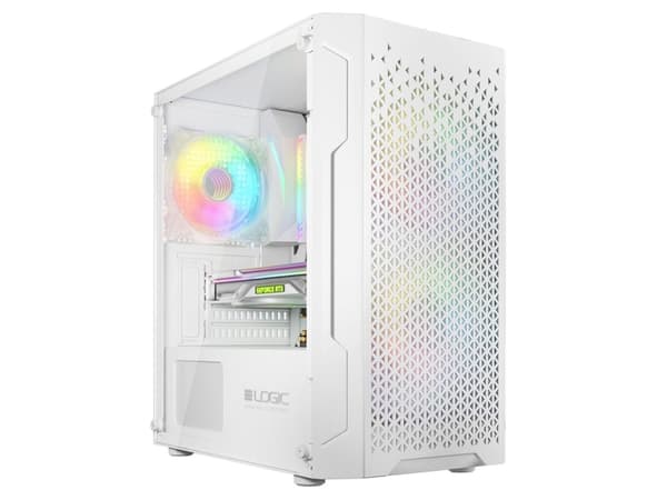 LOGIC ARAMIS ARGB Mini USB 3.0-kapsling Vit