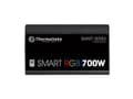 Miniatyrbilde 5 av 5: Thermaltake SMART RGB PS-SPR-0700NHSAWE-1 - Strømforsyning (intern) - ATX12V 2.3 - 80 PLUS - AC 100-240 V - 700 watt - aktiv PFC - svart