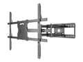 Miniatyrbilde 1 av 5: Multibrackets M - Monteringssett (arm med lang rekkevidde) - SD-dobbel - for TV - universell, 980 mm - kraftig solid stål - svart - skjermstørrelse: