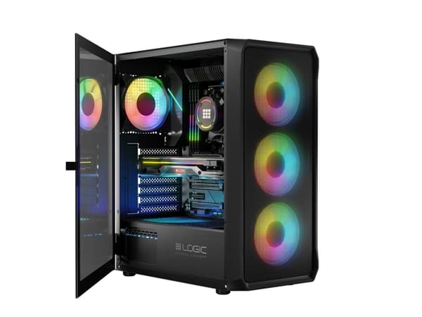 Logic PORTOS ARGB MINIDI USB 3.0-hus svart (AT-PORTOS-10-0000000-0002)