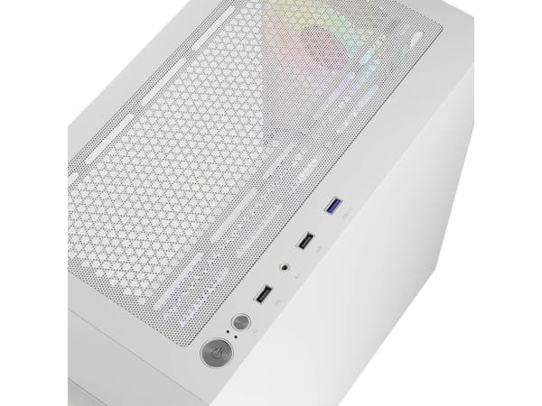 Logic Concept LOGIC PORTOS ARGB MINI USB 3.0-deksel HVIT DATAMASKINVESKE