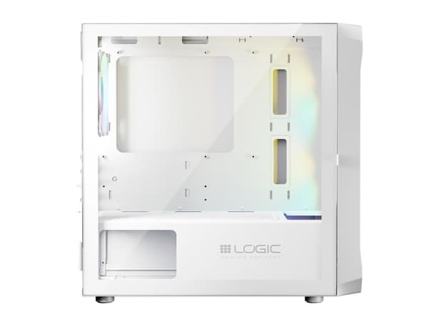 Logic Concept LOGIC PORTOS ARGB MINI USB 3.0-deksel HVIT DATAMASKINVESKE