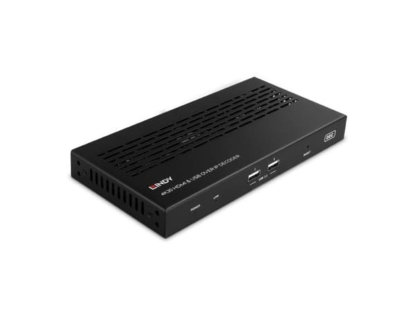 Lindy 38397, 3840 x 2160 pixlar, AV-mottagare, 100 m, Kabel, Svart, HDCP