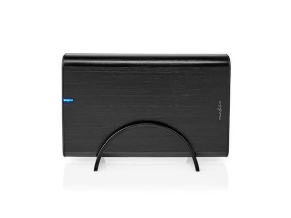Nedis HDDE35410BK, HDD-kabinett, 3.5", SATA, USB-tilkobling, Sort