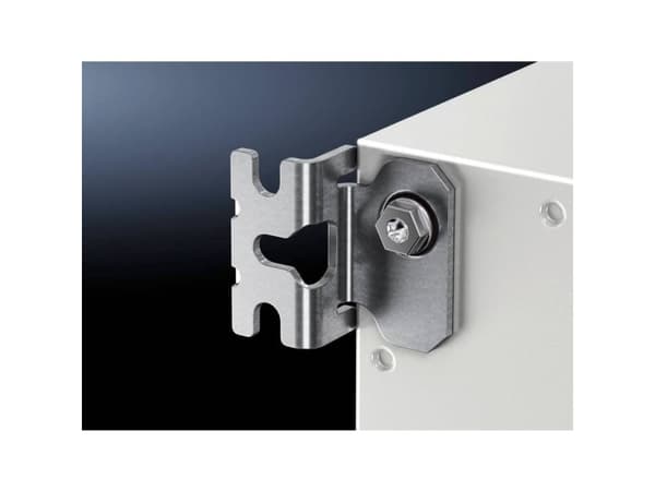 Rittal AX 2508.020, Mounting kit, Stainless steel, White, 4 pc(s)