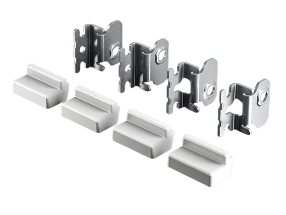 Rittal AX 2508.020, Mounting kit, Stainless steel, White, 4 pc(s)