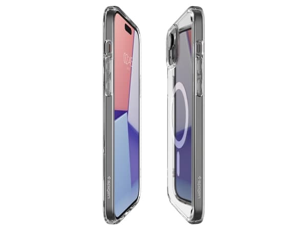 Spigen ACS06802, Suojus, Apple, iPhone 15, 15,5 cm (6.1"), Läpinäkyvä, Valkoinen
