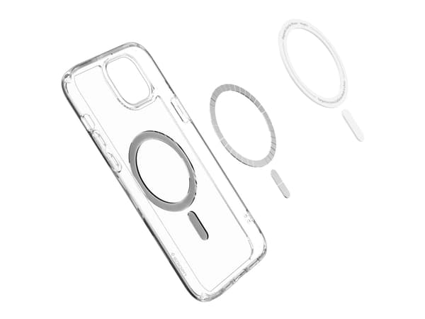 Spigen ACS06803, Etui, Apple, 15,5 cm (6.1"), Sort, Gjennomsiktig
