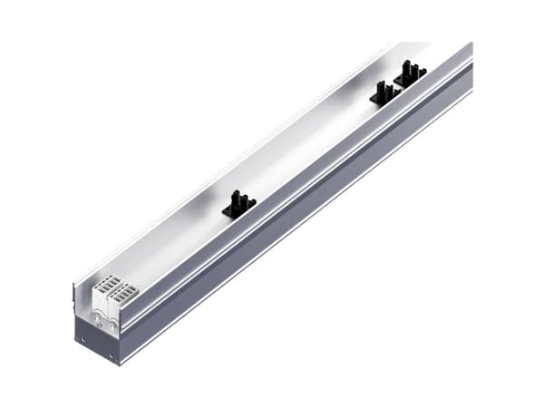 Rittal PSM Zero-U -kisko 2x3x16A 6 moduulipaikkaa