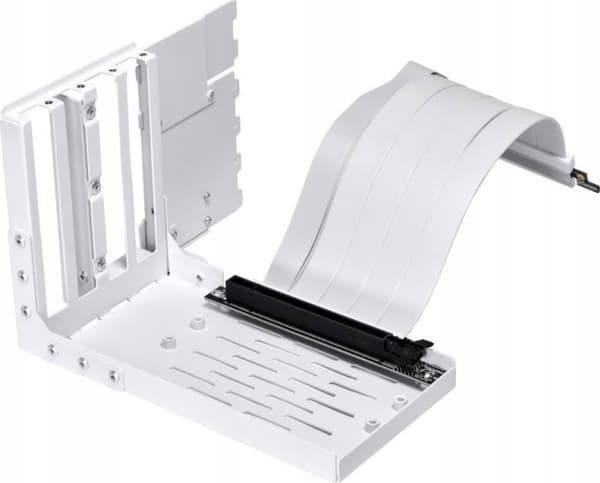 Lian Li VG4-4-V2W - GPU-bøylesett (vertikal) - universell, 4 spor, med Gen 4 riser - hvit