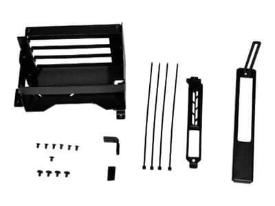 Lian Li O11DEXL-1X Upright GPU Bracket - musta - muunnossarja Lian Li O11DEXL-W:lle - pystysuora näytönohjaimen kiinnitys - PCI-korttipaikkainen kiin