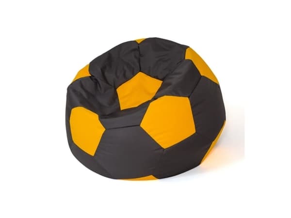 Sako väska pouffe Ball svart-gul XXL 140 cm