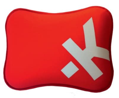 Skross Travel Pillow, Rød, Voksne, Unisex, Polyurethan, Ull/Polyester, Bus, Bil, Flyreiser