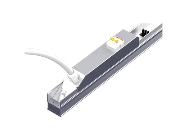 Rittal 7859090 19 tommer Netværksskab-strømskinne Aluminium (anodiseret)