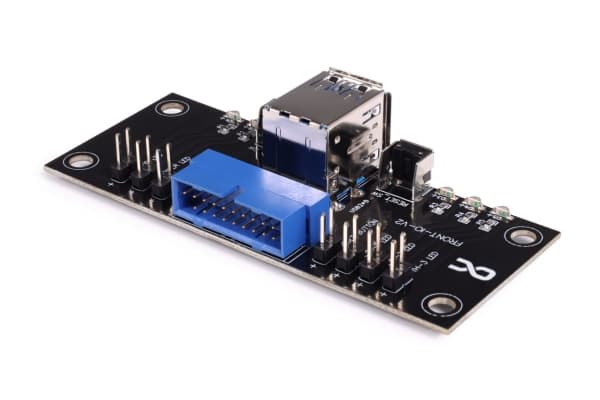 Alphacool ES etu- ja I/O-paneeli USB 3.0:lla ja kaapelisarja palvelinkoteloon