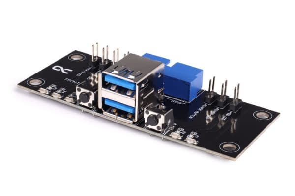 Alphacool ES etu- ja I/O-paneeli USB 3.0:lla ja kaapelisarja palvelinkoteloon