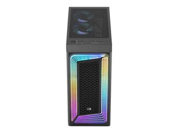 Aerocool Interstellar, Midi Tower, PC, Musta, ATX, mikro ATX, Mini-ITX, ABS, 16,3 cm