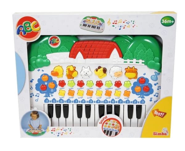 Simba ABC Animal keyboard instrument | CDON