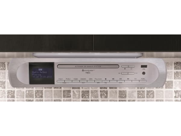 Soundmaster UR2170SI, 1,9 kg, Sølv, HiFi CD-spiller
