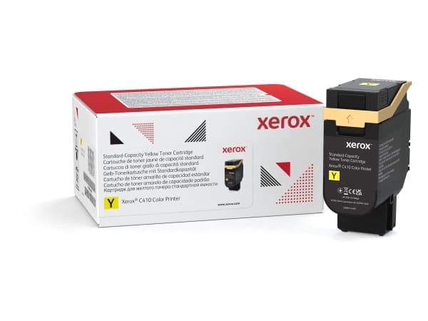 Xerox C410 / VersaLink C415, Keltainen värikasetti (normaali kapasiteetti, 2 000 sivua), 2000 sivua, Keltainen, 1 kpl