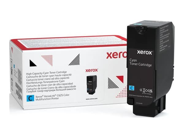 Xerox - Høykapasitets - cyan - original - boks - tonerpatron - for VersaLink C625, C625V_DN