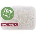 Miniatyrbild 1 av 3: Quadrios LED sortiment Naturvit 5 mm 20 mA 3.0 V