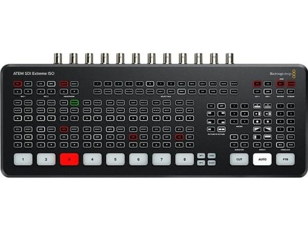 Blackmagic Design ATEM SDI Extreme ISO, Full HD, 1280 x 720,1920 x 1080 pixlar, 720p, 1080i, 1080p, 60 fps, 4:2:2, 10 bit