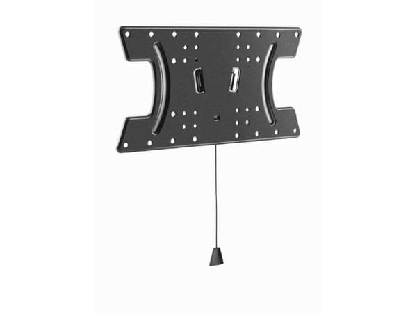 Gembird WM-65F-03 - Monteringssats (adapterplatta, väggplatta) - för TV - fast - aluminium, stål - svart - skärmstorlek: 32"-65" - väggmonterbar