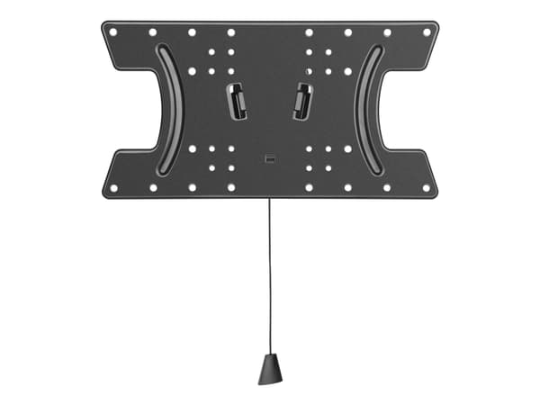 Gembird WM-65F-03 - Monteringssats (adapterplatta, väggplatta) - för TV - fast - aluminium, stål - svart - skärmstorlek: 32"-65" - väggmonterbar Svart