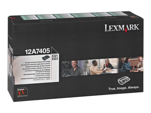 Lexmark - Tonerkassett - 1 x svart - 6000 sider - LRP (0012A7405)