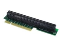 Inter-Tech SLPS153 PCIe Riser Card 1U - Expansionskort Svart, Grön, Grå