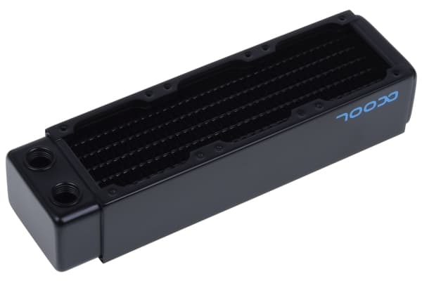 Alphacool NexXxoS XT45, Svart, Kylarblock, Vätska, mässing, Koppar, Stål, 61,5 mm, 219 mm