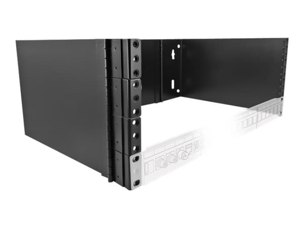 Delock - Rack skap - veggmonterbar - svart - 4U - 19"