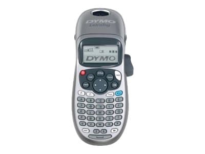 DYMO LetraTag Plus LT-100H - Tarrakirjoitin - mustavalkoinen - suoralämpö - rulla (1,2 cm) - 2 kirjoitusriviä, reaaliaikainen kello