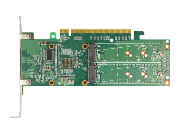 Delock - Lagringskontroll - M.2 - 4-kanals - M.2 NVMe-kort - lav profil - PCIe 3.0 x16