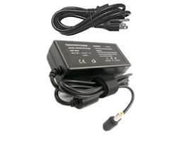 Delta - Strömadapter - 65 Watt - för Aspire 36XX; Extensa 2600; TravelMate 24XX, C311, C312, C313, C314 Svart
