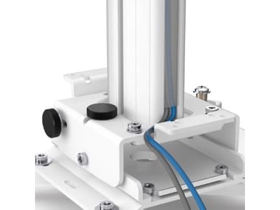 Kindermann Premium MA 100, Tak, 30 kg, Hvit, Aluminium, Veil., 600 - 1000 mm